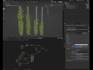 Collection plant vol 518 - blender model 3D Model
