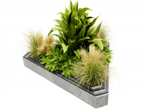 Collection plant vol 519 - blender model 3D Model