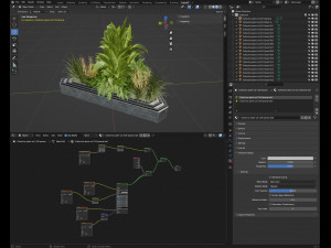Collection plant vol 519 - blender model Modèle 3D