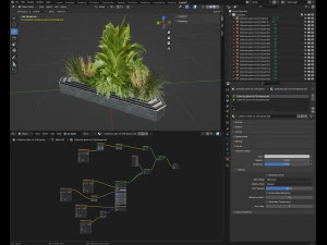 Collection plant vol 519 - blender model 3D Model
