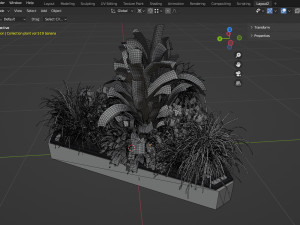 Collection plant vol 519 - blender model Modèle 3D