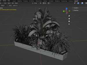 Collection plant vol 519 - blender model 3D Model