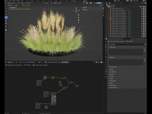Collection plant vol 521 - blender model 3D Model