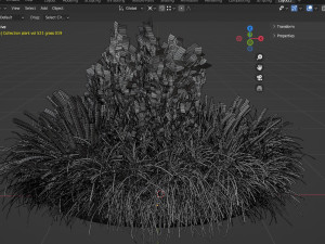 Collection plant vol 521 - blender model 3D मॉडल