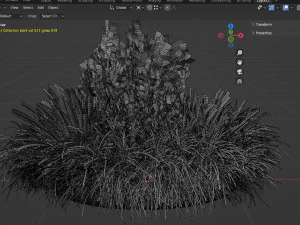 Collection plant vol 521 - blender model 3D Model