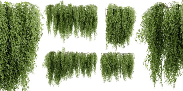 Collection plant vol 522 - blender model 3D 模型 .c4d .max .obj .3ds .fbx .stl .blend 