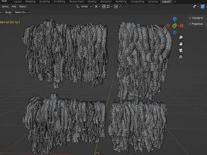 Collection plant vol 522 - blender model 3D 模型