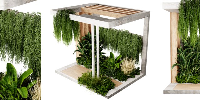 Collection plant vol 523 - blender model Model 3D .c4d .max .obj .3ds .fbx .stl .blend 