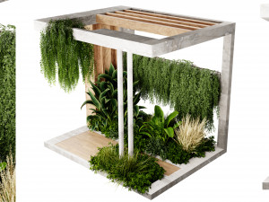 Collection plant vol 523 - blender model 3D Model