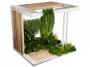 Collection plant vol 523 - blender model Model 3D
