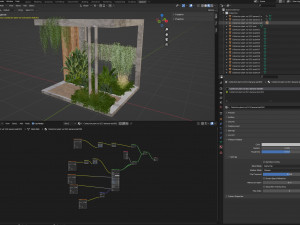 Collection plant vol 523 - blender model Model 3D