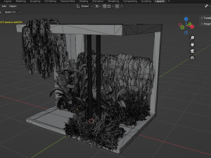 Collection plant vol 523 - blender model Model 3D