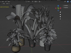 Collection plant vol 524 - blender model Modelo 3D