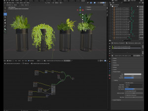 Collection plant vol 525 - blender model Modelo 3D