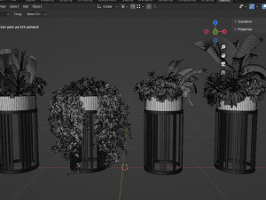 Collection plant vol 525 - blender model Modelo 3D
