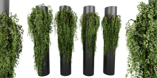 Collection plant vol 526 - blender model 3D 模型 .c4d .max .obj .3ds .fbx .stl .blend