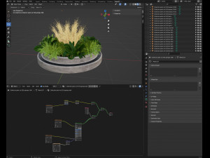 Collection plant vol 530 - blender model 3Dモデル