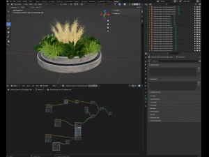 Collection plant vol 530 - blender model 3D Model