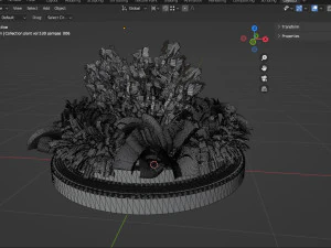 Collection plant vol 530 - blender model 3D Model