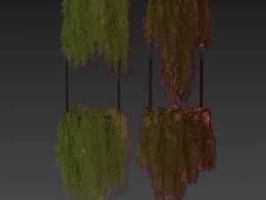 Collection plant vol 531 - hanging - bush - ampelous 3D Model