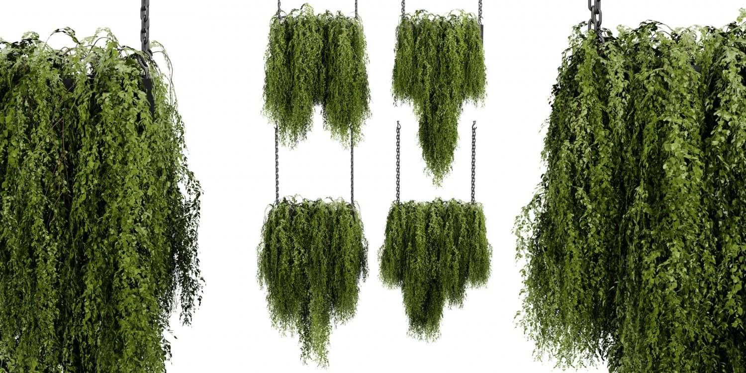 Collection plant vol 531 - blender model 3D Model .c4d .max .obj .3ds .fbx .stl .blend 