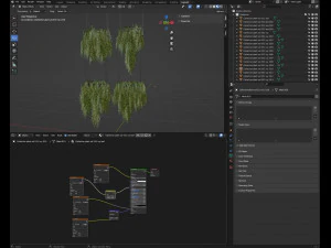 Collection plant vol 531 - blender model 3D Model