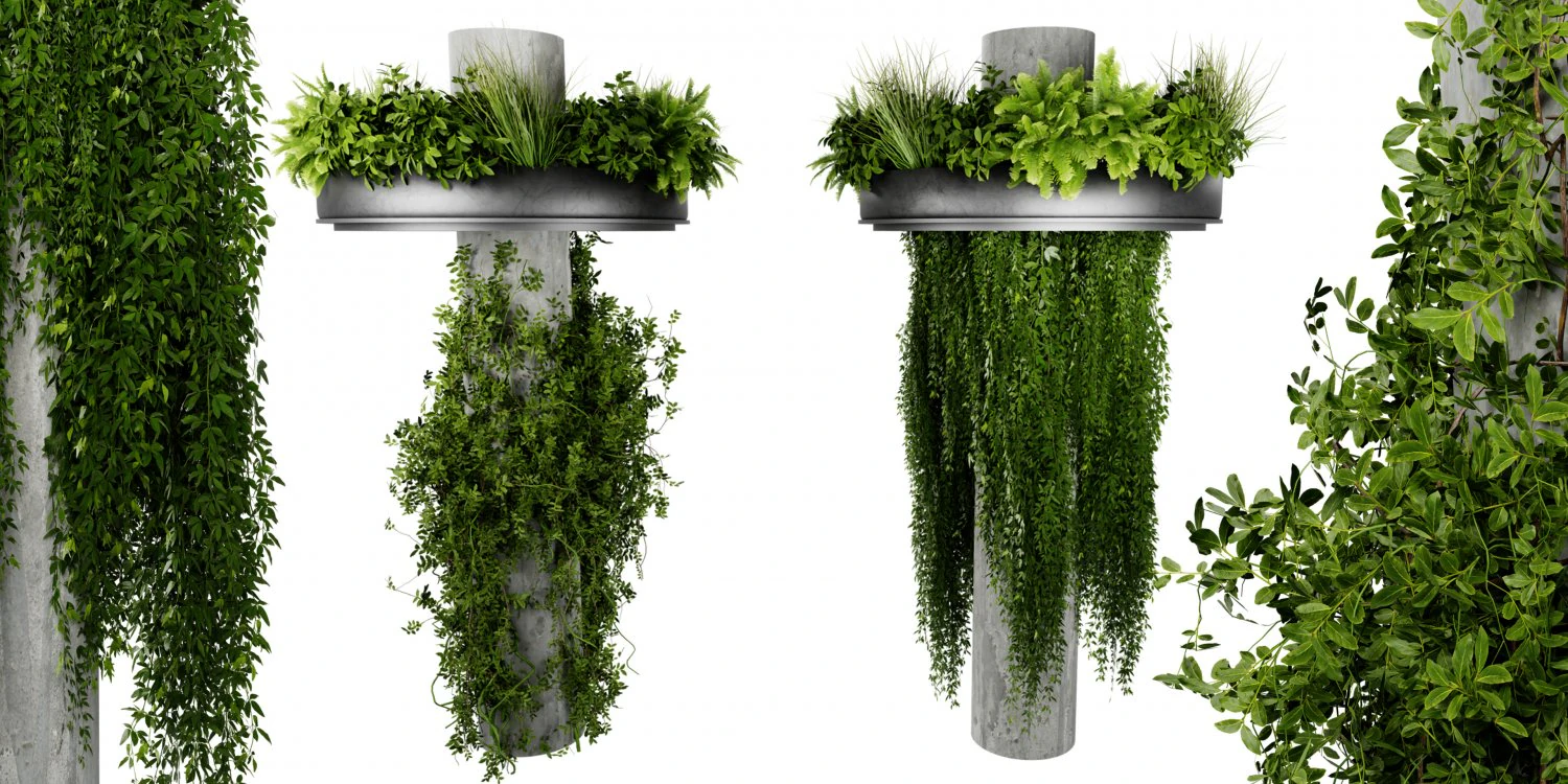 Collection plant vol 532 - blender model 3D Model .c4d .max .obj .3ds .fbx .stl .blend 