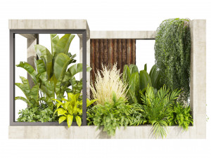 Collection plant vol 534 - garden - Landscape Design - backyard Modelo 3D