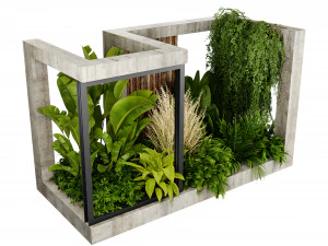 Collection plant vol 534 - blender model 3D Model