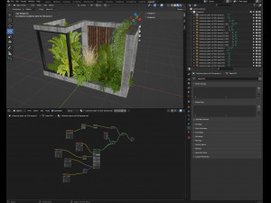 Collection plant vol 534 - blender model 3D Модель