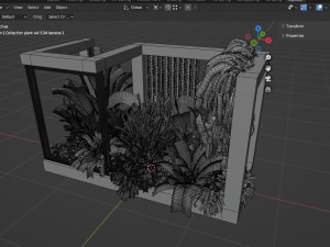 Collection plant vol 534 - blender model 3D Модель