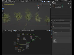 Collection plant vol 535 - blender model 3D Model