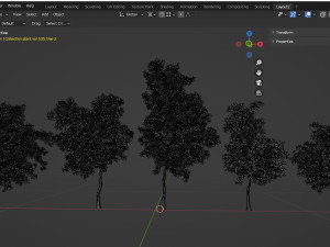 Collection plant vol 535 - blender model 3D मॉडल