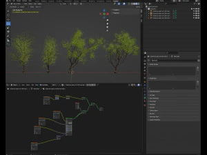 Collection plant vol 536 - blender model 3D Model