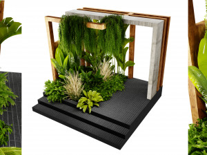 Collection plant vol 538 - blender model 3D Модель