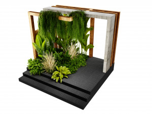 Collection plant vol 538 - blender model 3D Model