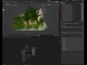 Collection plant vol 539 - blender model Modello 3D