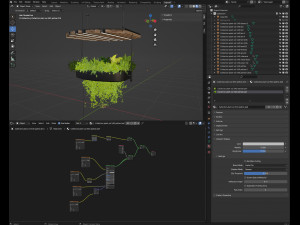 Collection plant vol 540 - blender model 3D Model