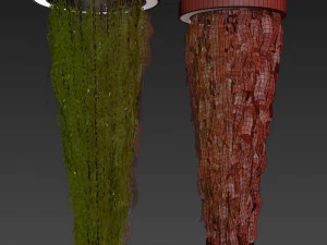 Toplama tesisi cilt 542 - bol miktarda - s&uuml;tun - sarmaşık - fitowall 3D Model