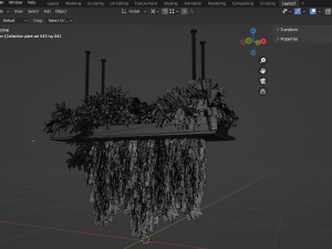 Collection plant vol 543 - blender model Modello 3D