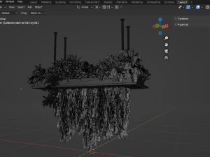 Collection plant vol 543 - blender model 3D Model