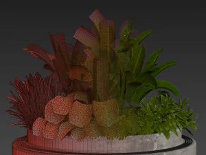 Collection plant vol 544 - garden - Landscape Design - backyard 3D Model