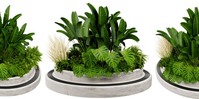 Collection plant vol 544 - blender model Model 3D .c4d .max .obj .3ds .fbx .stl .blend 