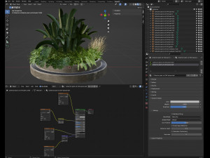 Collection plant vol 544 - blender model Model 3D