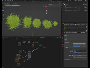 Collection plant vol 547 - blender model 3D Model