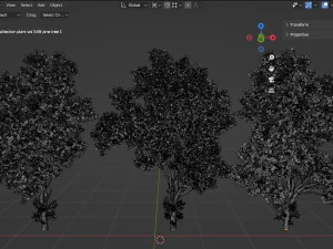 Collection plant vol 549 - blender model 3D Model