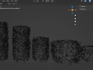 Collection plant vol 552 - blender model 3D Model