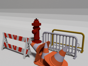 street props 3Dモデル