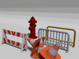 street props 3D Model