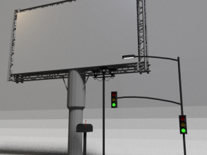 street props 3Dモデル